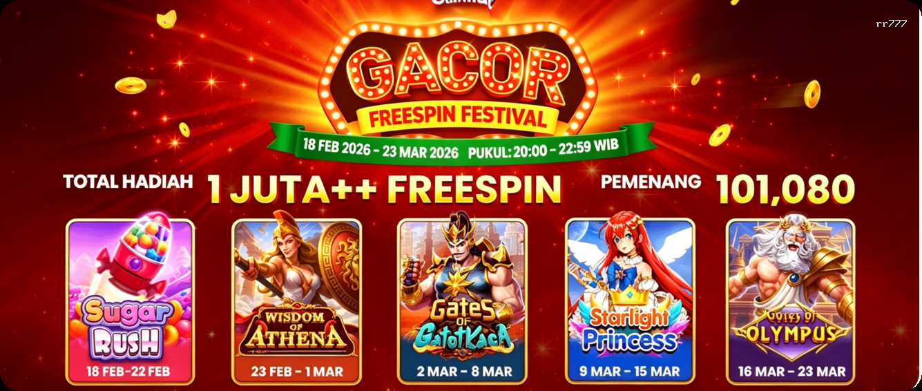 Login rr777 Sekarang Bonus Melimpah